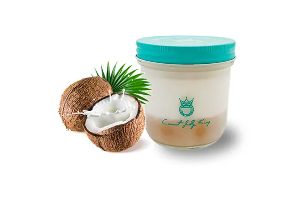 Double Coconut Jelly at Coconut Jelly King 皇阿玛椰子冻，a Dessert Shop in Mesa